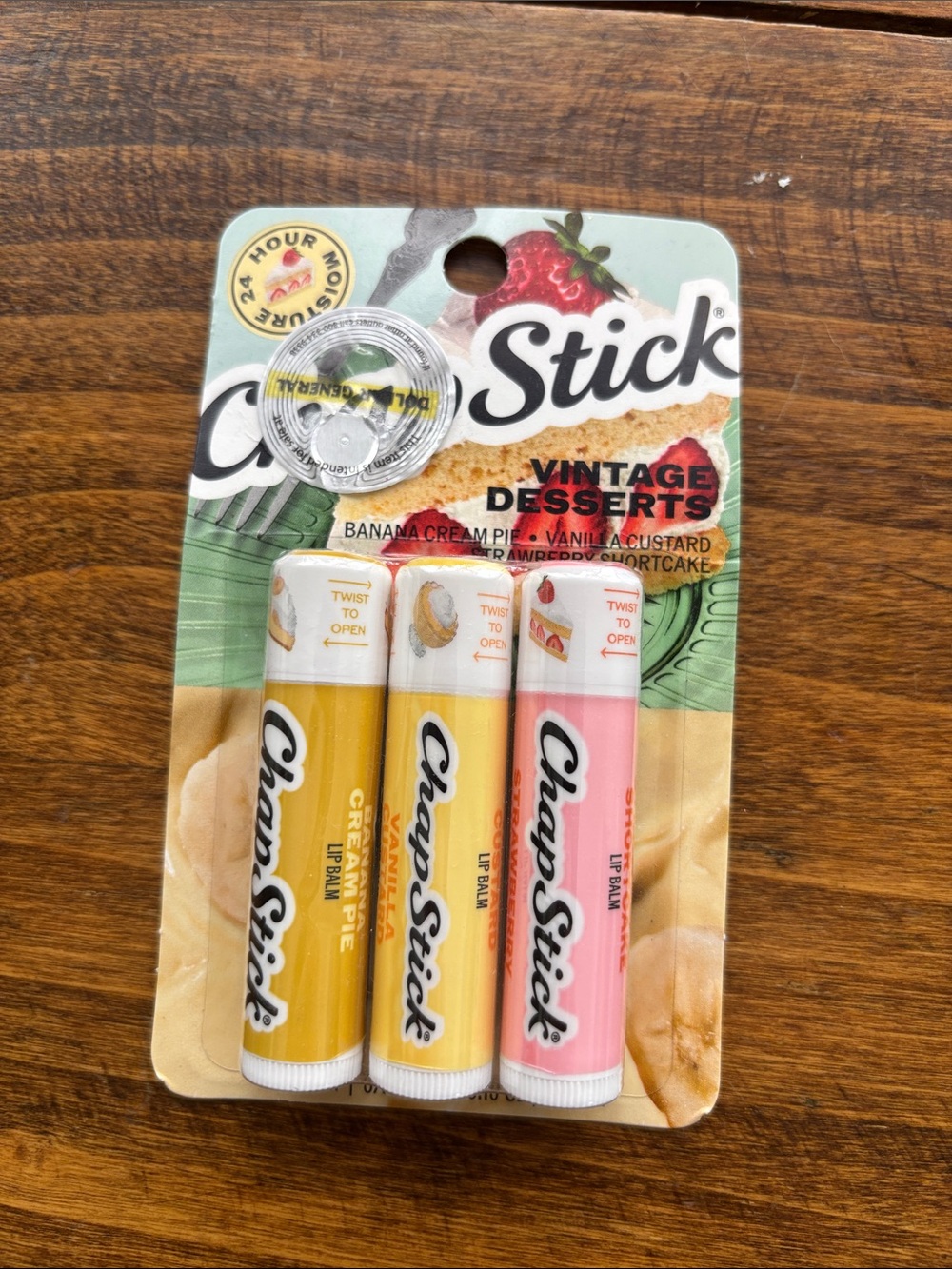 ChapStick Vintage Desserts Lip Balm Trio - Yellow & Pink